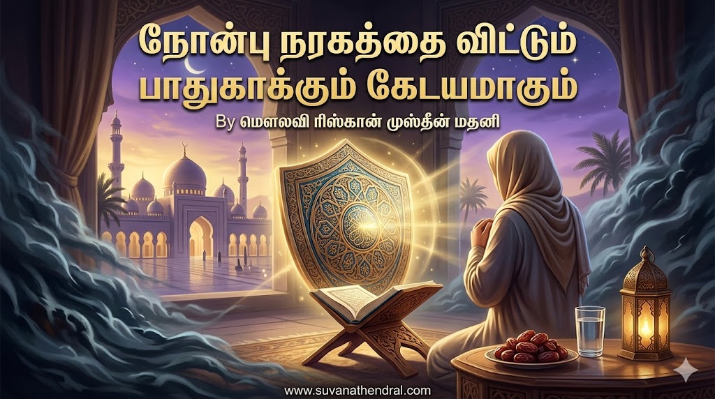 நோன்பு நரகத்தை விட்டும் பாதுகாக்கும் கேடயமாகும்